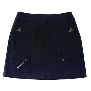 JAMIE SADOCK Skinnylicious Golf Skort Skirt Women's SIZE 6 Black Mini Athletic